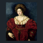 Affiche Portrait posthume d'Isabella d'Este<br><div class="desc">Portrait posthume d'Isabella d'Este,  Marchionne de Mantoue | par Peter Paul Rubens | Lieu de l'art : Musée Kunsthistorisches,  Vienne,  Autriche | Artiste flamand | Numéro de collection d'images : XAM68687</div>