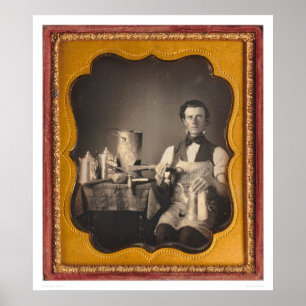 Affiche Portrait professionnel d'un serrurier... (40027)