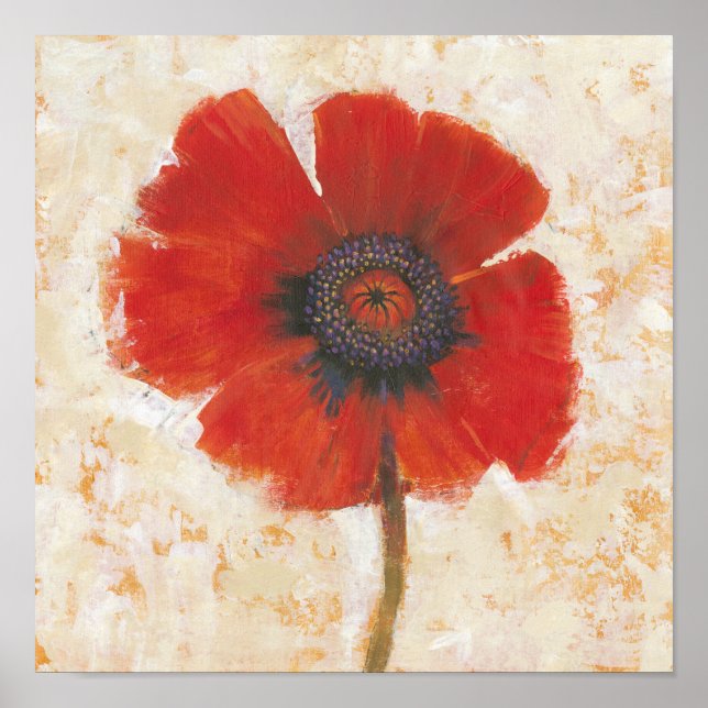 Affiche Portrait Red Poppy (Devant)