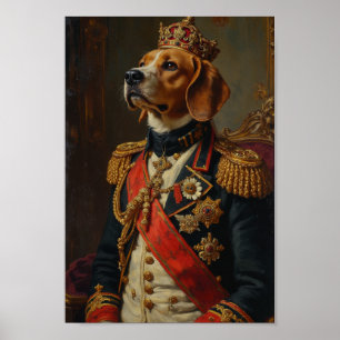 Affiche Portrait Royal Beagle