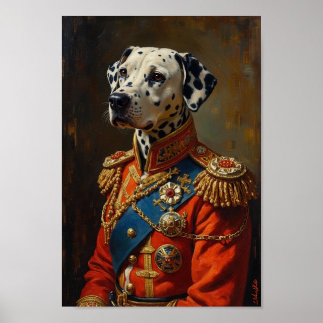 Affiche Portrait Royal Dalmatien (Devant)