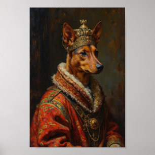 Affiche Portrait Royal de Basenji