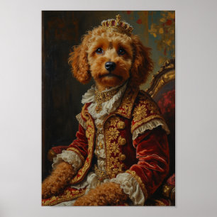 Affiche Portrait Royal de Cockapoo