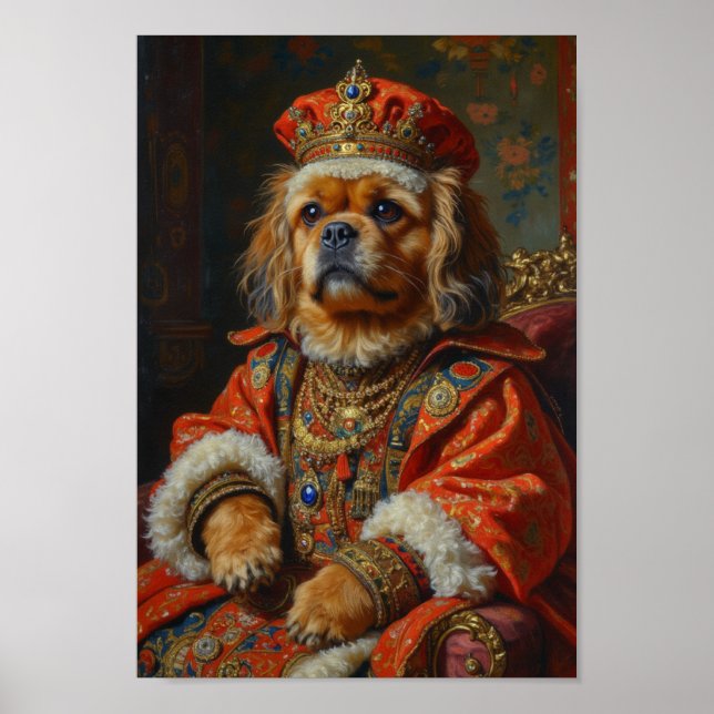Affiche Portrait Royal de Lhassa Apso (Devant)
