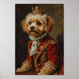 Affiche Portrait Royal de Maltipoo