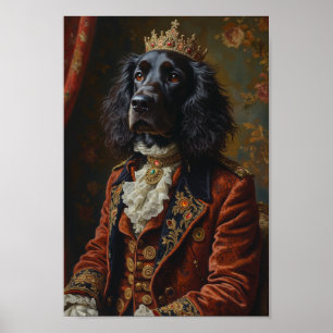 Affiche Portrait Royal de Setter Anglais