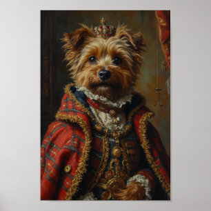 Affiche Portrait Royal de Terrier Cairn