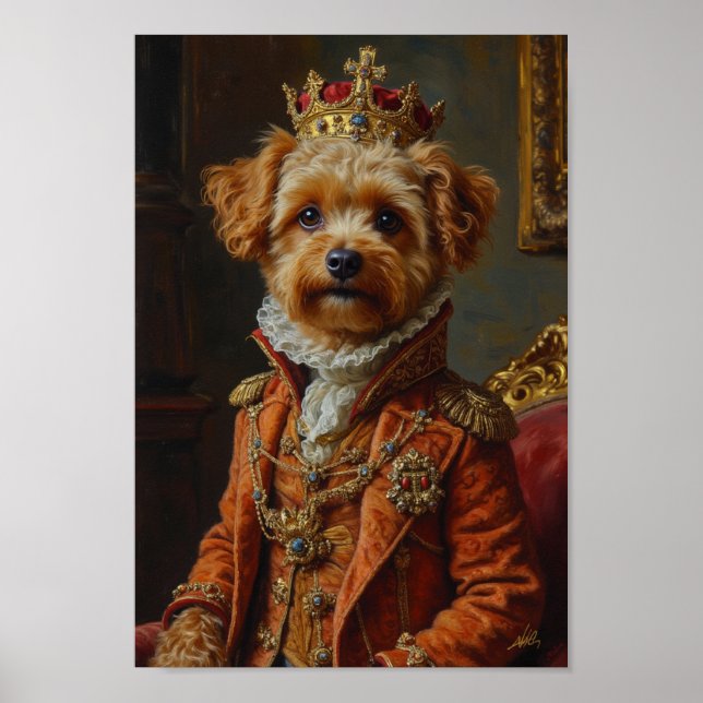 Affiche Portrait Royal de Yorkipoo (Devant)