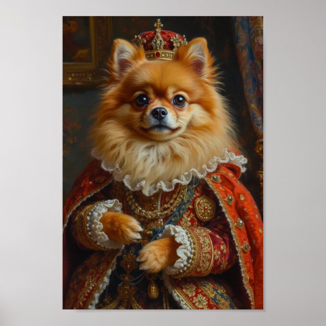 Affiche Portrait royal poméranien (Devant)