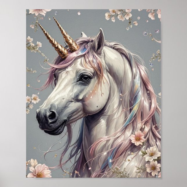 Affiche Portrait Unicorn (Devant)