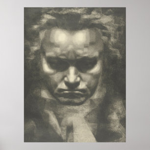 Affiche Portrait Van Beethoven