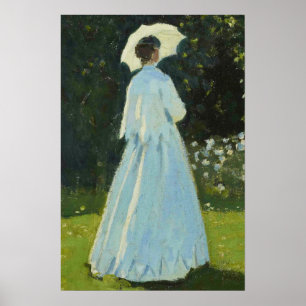 Affiche Portrait vintage Garden Woman