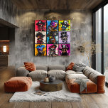 Affiche Portraits colorés de crâne de pirate Gravure gratt<br><div class="desc">Cette série audacieuse de portraits de crâne de pirates inspirés par le graffiti explose de couleurs vives et de coups de pinceau chaotiques, créant une esthétique rebelle et pointue. Chaque pirate possède son propre mélange unique d'accessoires, des yeux aux casquettes de pirates, ornés d'images emblématiques de crâne et d'os croisés....</div>