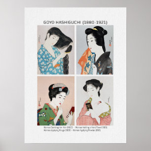 Affiche Portraits de femmes japonaises - Goyō Hashiguchi