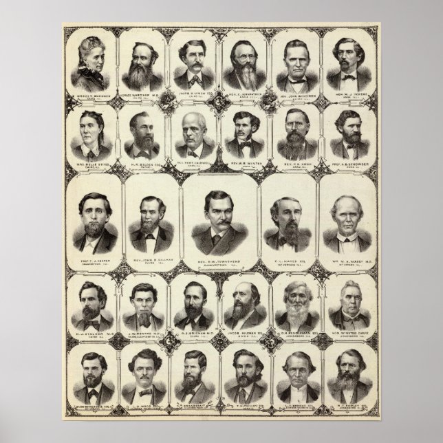 Affiche Portraits de Mme DLR Wardner (Devant)