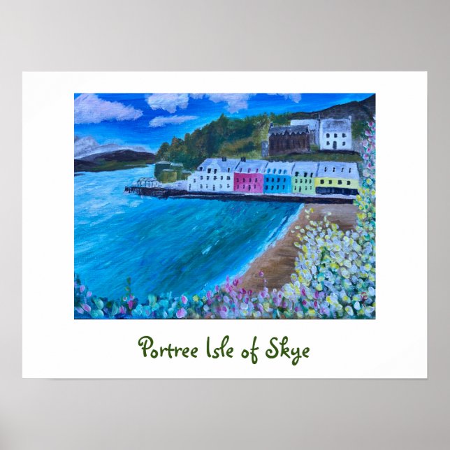 Affiche Portree Isle of Skye (Devant)