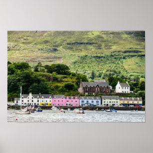 Affiche Portree sur l'île de Skye