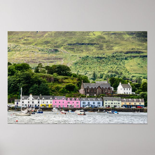 Affiche Portree sur l'île de Skye (Devant)