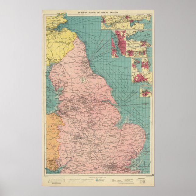 Affiche Ports orientaux de Grande-Bretagne (Devant)