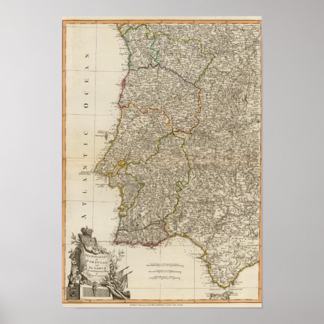Affiche Portugal, Algarve (Devant)