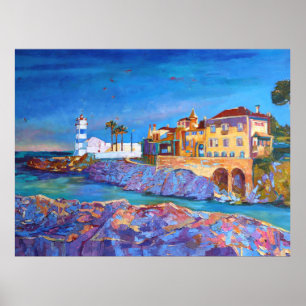 Affiche Portugal Europe Travel Lisbon Portuguese Landscape