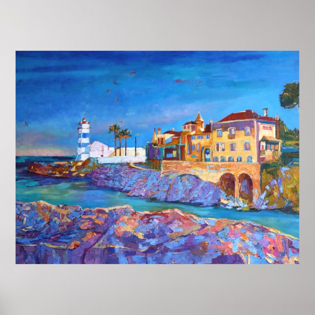 Affiche Portugal Europe Travel Lisbon Portuguese Landscape (Devant)