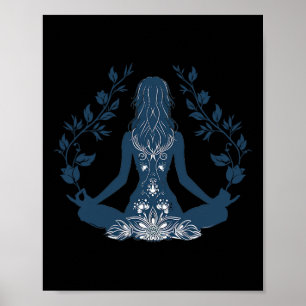 Affiche Pose de yoga relaxante