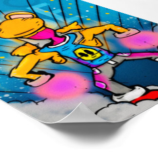 Affiche Pose héroïque