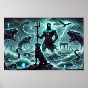 Affiche Poseidon Creation et Rottweiler Guardian