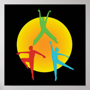Affiche Poses de danse