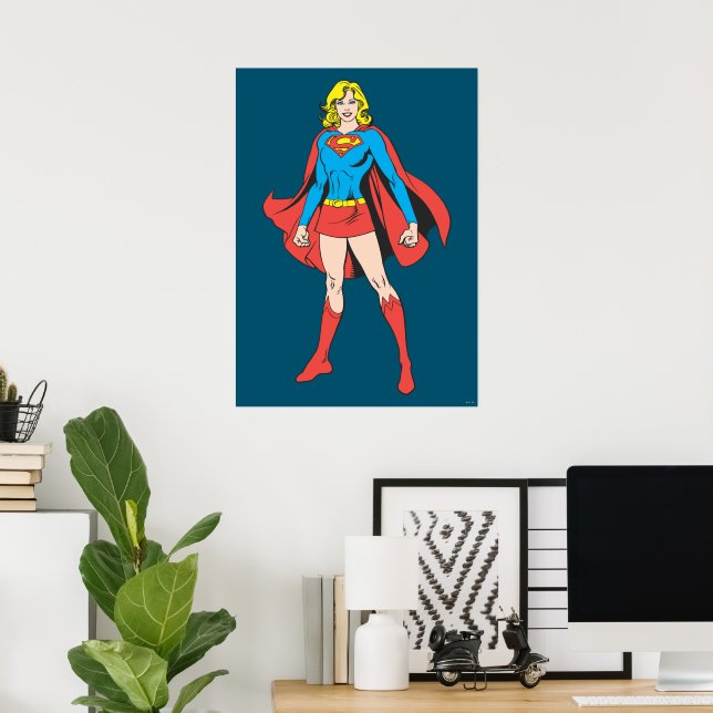 Affiche Poses de Supergirl (Bureau à domicile)