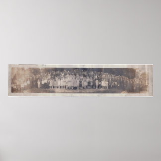 Affiche Poseyville EN 1923 Eglise St Francis