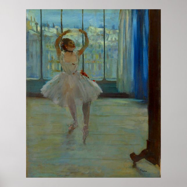 Affiche Posing de danseur - Edgar Degas - 1873 (Devant)