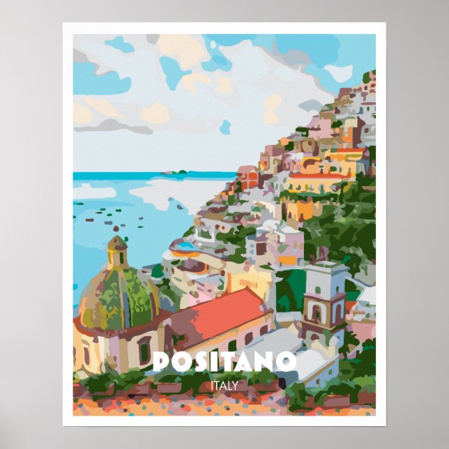 Affiche Positano (Devant)