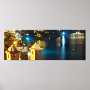 Affiche Positano à la nuit - Tours - Photographie Imprimer