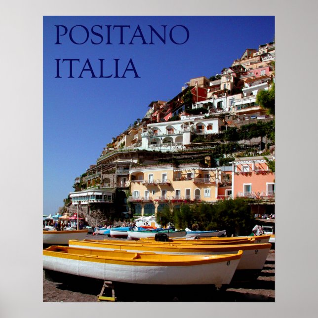Affiche positano italia (Devant)
