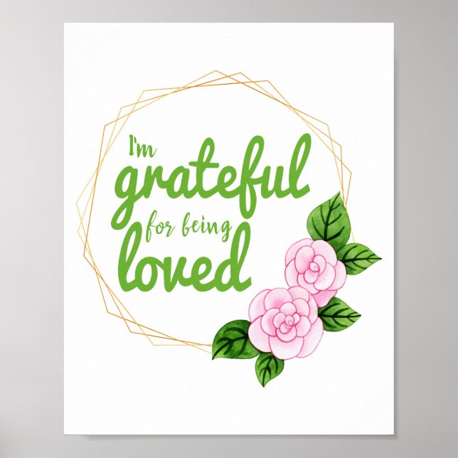 Affiche positif good vibes citations pour acceptation de s (Devant)