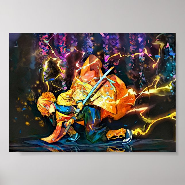 Affiche Position Zenitsu 1er (Devant)