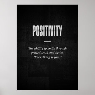 Affiche Positivité