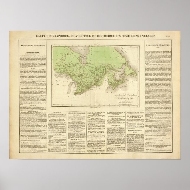 Affiche possessions anglaises (Devant)