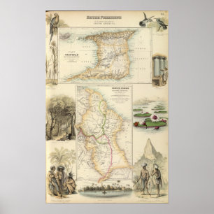 Affiche Possessions britanniques sur la côte nord-est