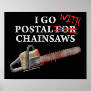 Affiche Postal Pour Chainsaws