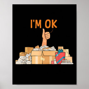 Affiche Postal Worker Art For Men Femme Poste Office