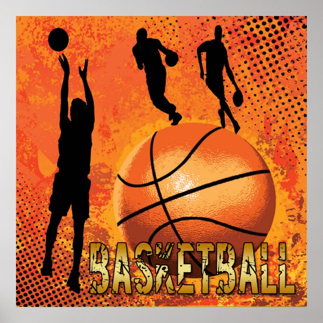 AFFICHE POSTE DE BASKETBALL (Devant)
