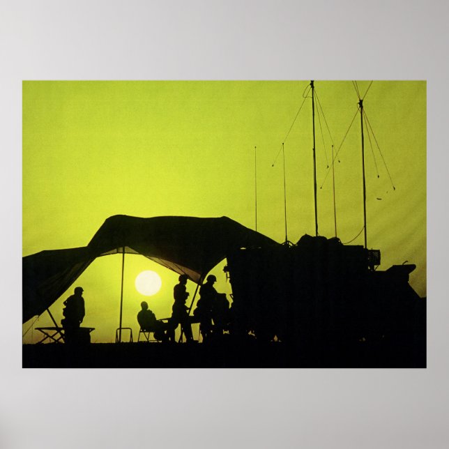 Affiche Poste de commandement mobile de l'Armée (Devant)