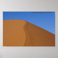POSTE DE LA DUNE DE SABLE SOSSUSVLEI DÉSERT NAMIBI