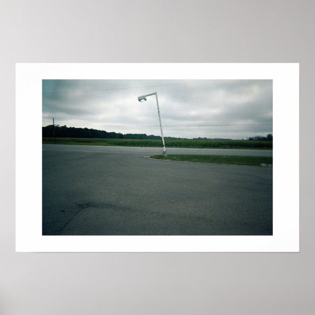 Affiche Poste de lampe mort (Devant)