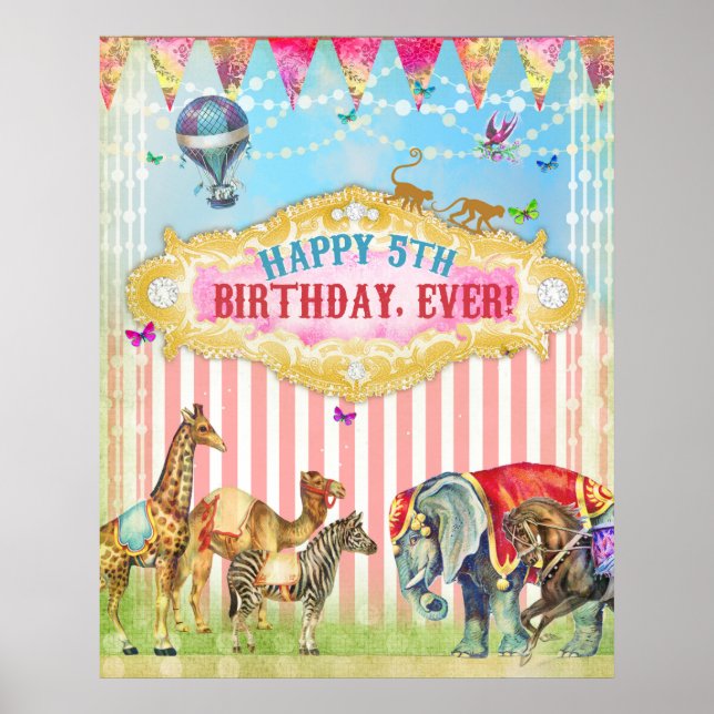 AFFICHE POSTE VINTAGE CIRCUS GC 2 (Devant)