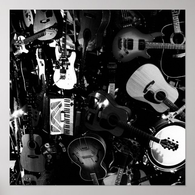 Affiche Poster-Aimer les Arts-Guitares (Devant)