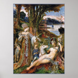 Affiche Poster: Among The Unicorns